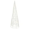 12′ Illuminated aluminium cone, 1200 lights