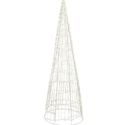 16′ Illuminated aluminium cone, 1800 lights