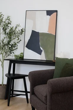 Abstract shapes wall art, 24 x 36″