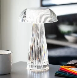 Acrylic cordless LED table lamp, 9