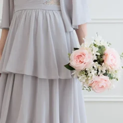 Agapanthe blanche artificielle, 27″