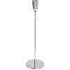 Aluminium silver candlestick holder, 13″