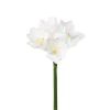 Amaryllis blanche artificielle, 31″