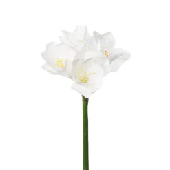 Amaryllis blanche artificielle, 31″