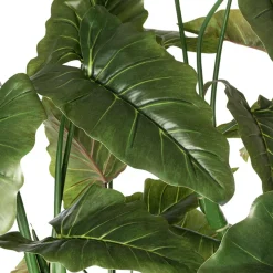 Anthurium artificiel en pot gris, 76 x 56″