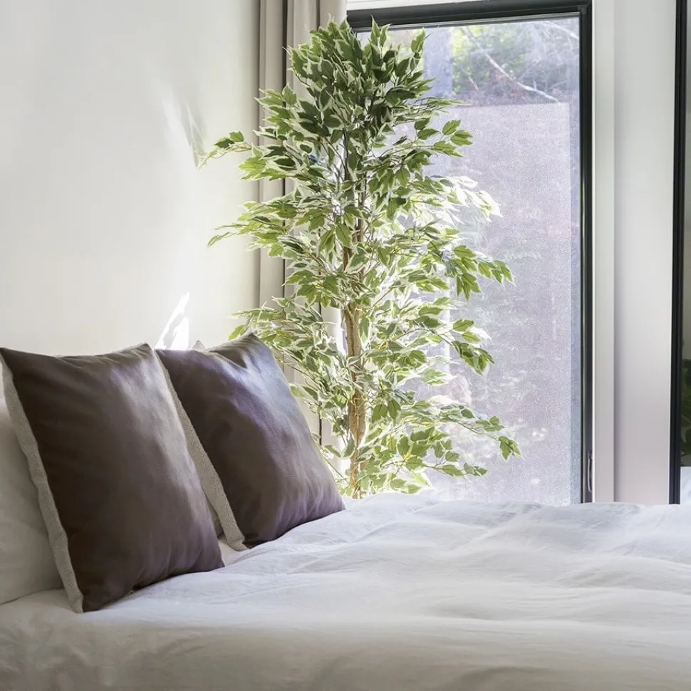 Arbre ficus panaché artificiel, 71″