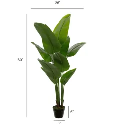 Artificial bird of paradise outdoor plant, 60″