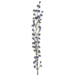 Artificial blue callicarpa flower, 47"