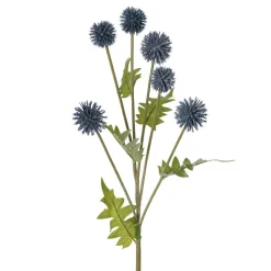 Artificial blue echinopsis, 25"