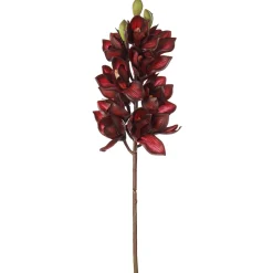 Artificial burgundy cymbidum orchid, 26,5″