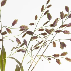 Artificial burgundy grass stem, 22″