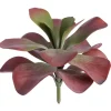 Artificial burgundy kalanchoe pick, 11"