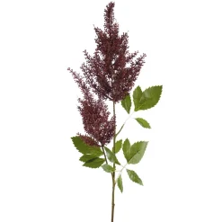 Artificial burgundy purple astilbe, 33″