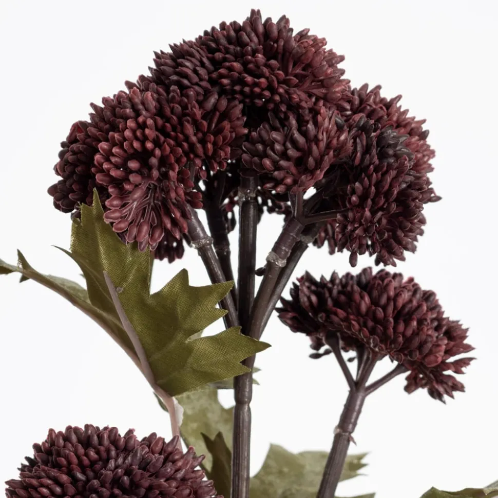 Artificial burgundy sedum, 28"