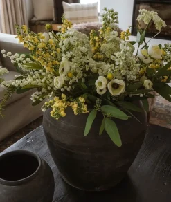 Artificial cream bouvardia flower bouquet, 23"