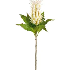 Artificial cream bromeliad flower, 30"