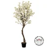 Artificial cream cherry blossom handmade tree