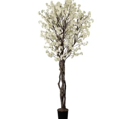 Artificial cream cherry blossom handmade tree