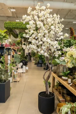 Artificial cream cherry blossom handmade tree