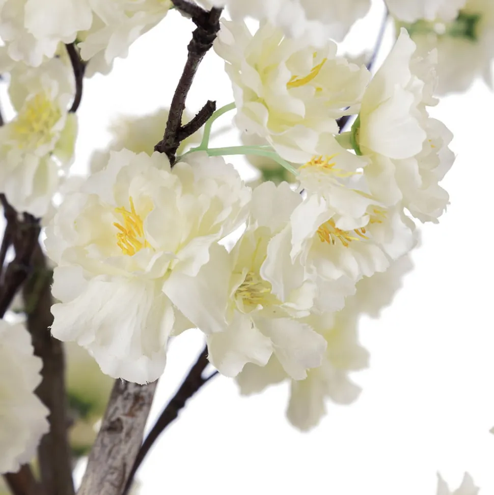 Artificial cream cherry blossom handmade tree