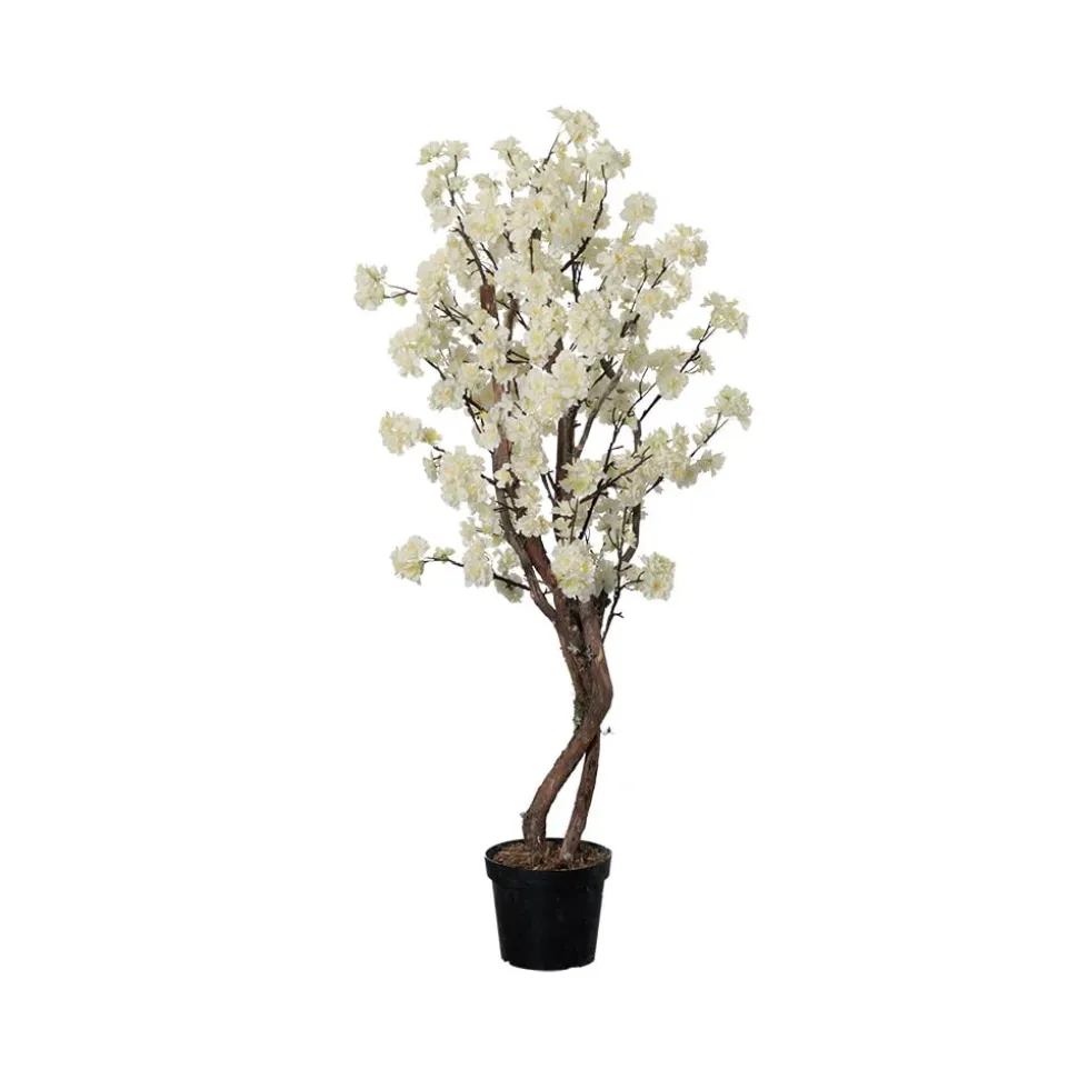 Artificial cream cherry blossom handmade tree