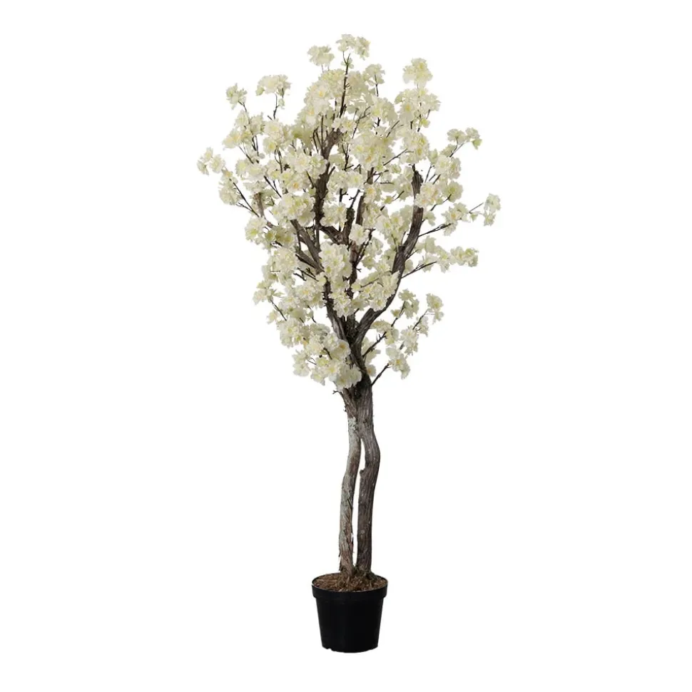 Artificial cream cherry blossom handmade tree