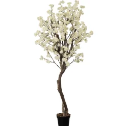 Artificial cream cherry blossom handmade tree