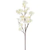 Artificial cream cherry blossom flower stem, 38"