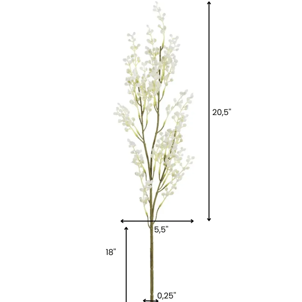 Artificial cream wild grass, 38,5″