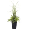 Artificial cycas and grass potted arrangement, 55″