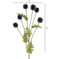 Artificial dark blue echinopsis, 25