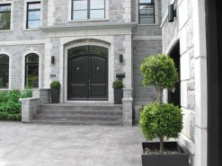 Artificial double boxwood topiary, 54"