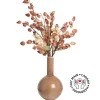 Artificial dried flower arrangement