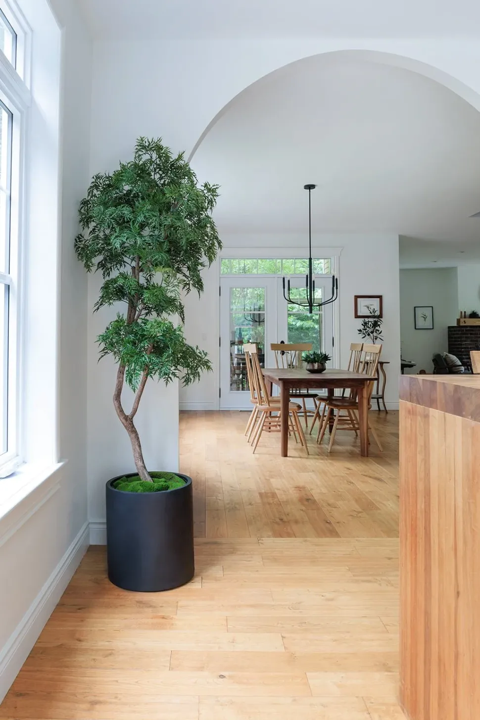 Artificial econo aralia ming indoor handmade tree