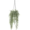 Artificial eucalyptus hanging planter