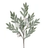 Artificial fern and cotton stem, 32"