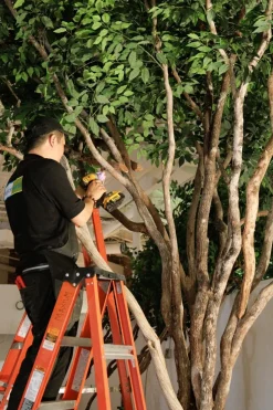 Artificial ficus benjamina handmade tree