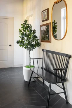 Artificial ficus with textured trunk, 63"