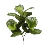 Artificial fiddle leaf fig branch, 41"