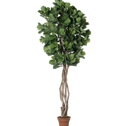 Artificial fiddle-leaf fig handmade tree