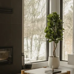 Artificial fiddle-leaf fig handmade tree