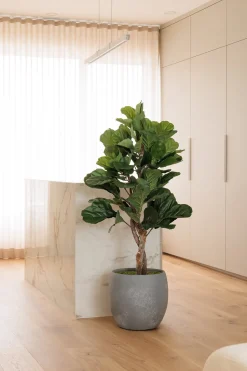 Artificial fiddle-leaf fig handmade tree