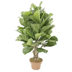 Artificial fiddle-leaf fig handmade tree