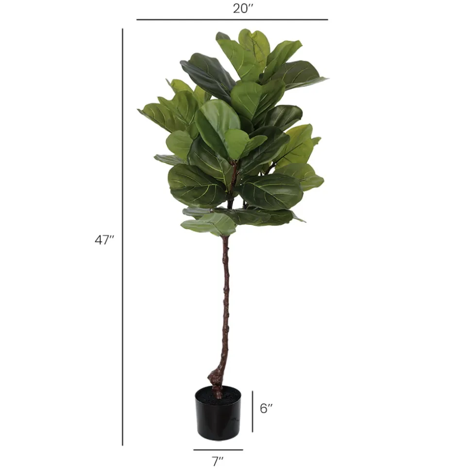 Artificial fig tree, 47"