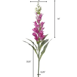 Artificial flower, pink foxglove, 36,5″