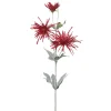 Artificial flower, red chrysanthemum, 32″