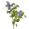 Artificial flowering purple lilac stem, 40"