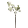 Artificial flowering white lilac, 25"
