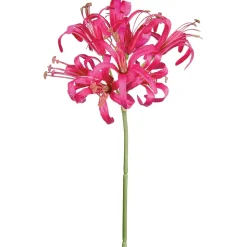 Artificial fuchsia nerine lily, 24″