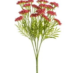 Artificial fuchsia Queen Anne’s lace stem, 17"